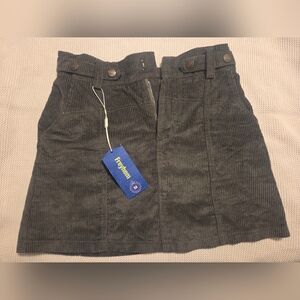Green Corduroy Skirt